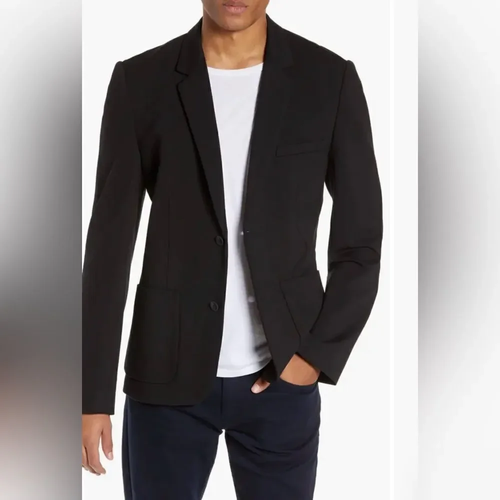Paige Men's Dax Classic Fit Sport Coat Blazer In Gray Size XL